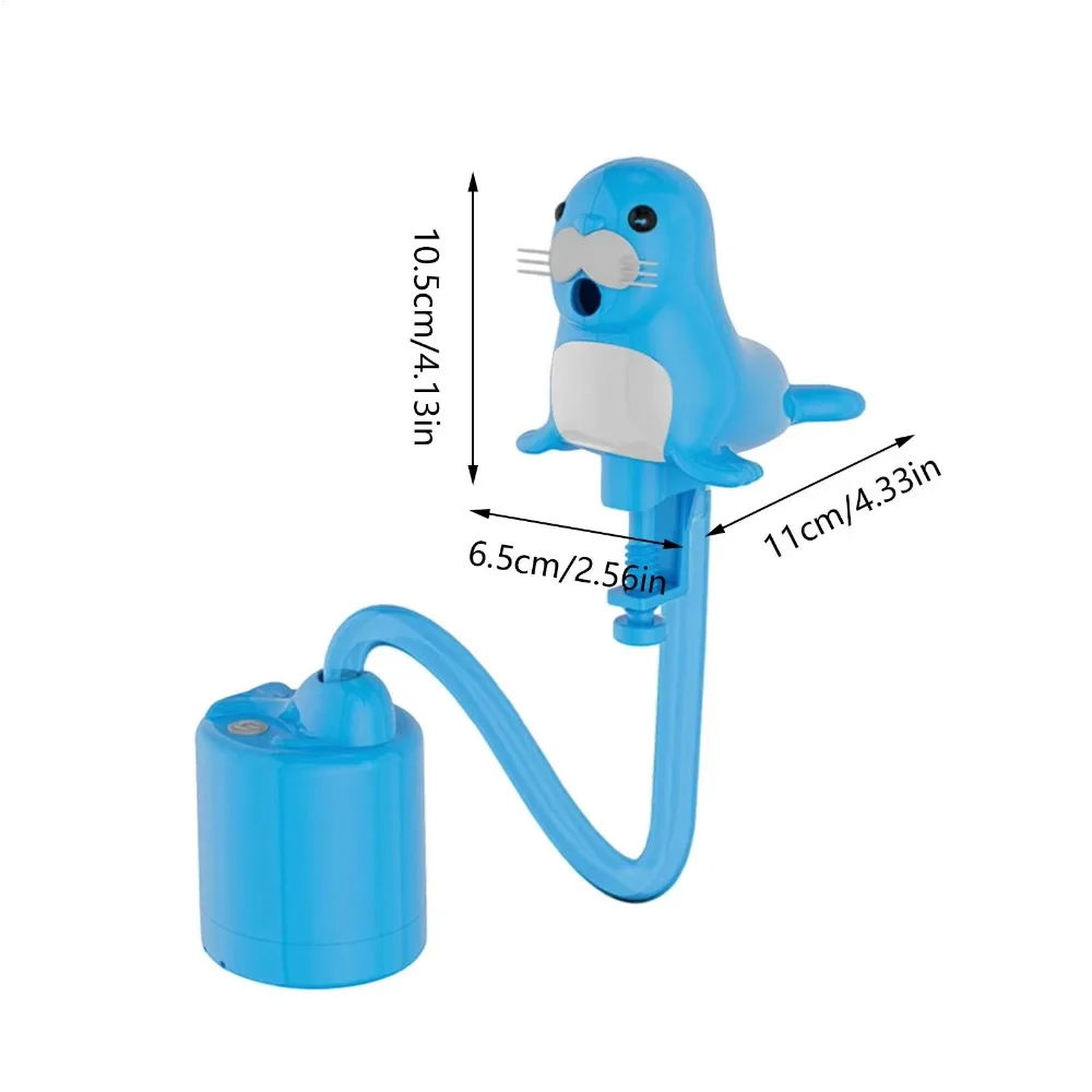 Portable No-Drill Water Table Pump Continuous Flow Easy Install Utility Pumps Sea Lion Water Play Outdoor