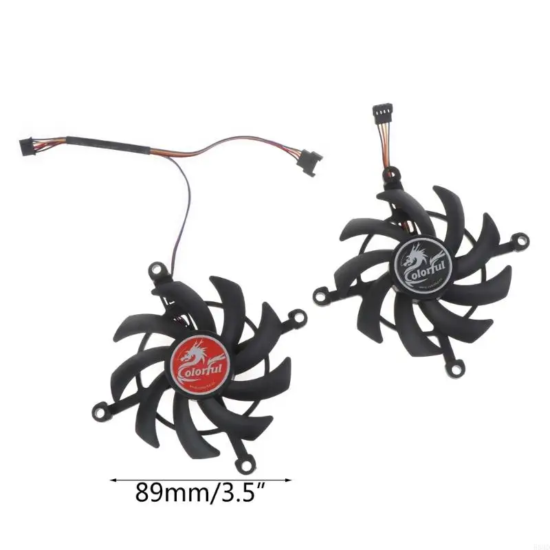 583D Graphics Card Cooling Fan for Colorful GeForce 3060 Ti RTX3060 4Pin 12V