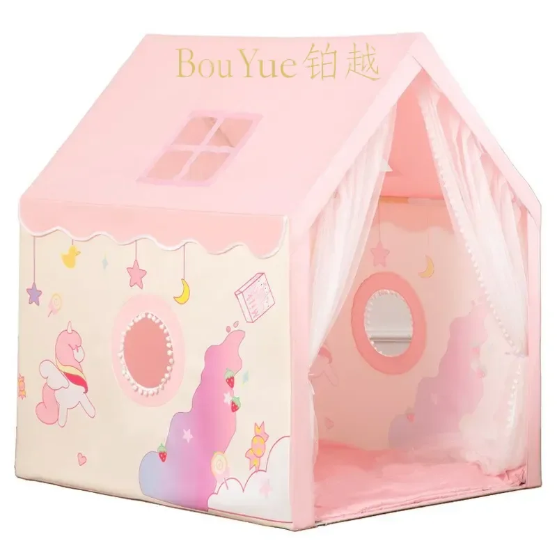Kids Indoor Play Tent Castle Princess House Breathable Sleeping Toy for Boys Girls Large Baby Room Decor