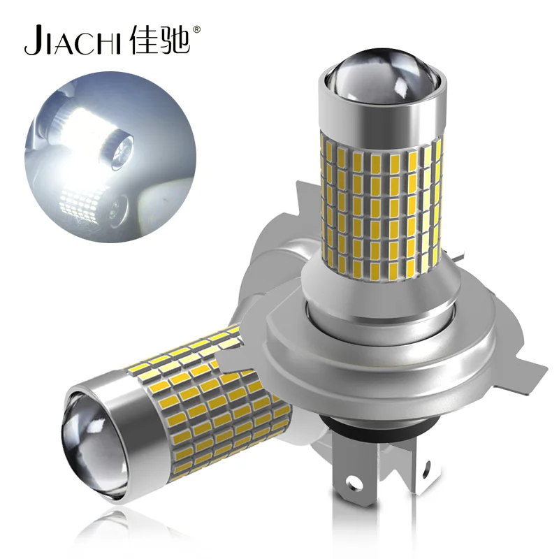 

JIACHI 10pcs Super Bright Auto Lamp H7 H11 H10 5202 hb3 hb4 P13 H4 PSX24W PSX26W Led Fog Bulbs for Car DC12-24V 3014 144 Chip