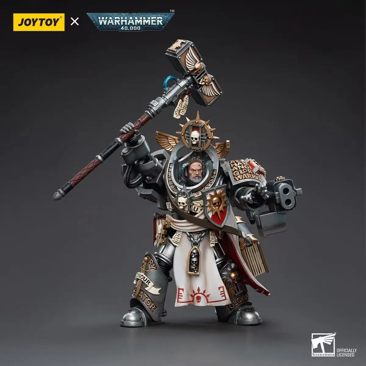 

[IN STOCK] JOY TOY 1/18 Action Figures 40K Grey Knights Grand Master Voldus Caddon Vibova Anime Game Model Gift