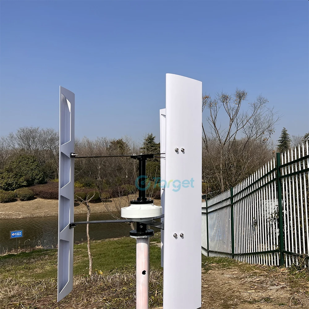 Low Start Wind Speed Large Wind Turbine Blades Vertical axis High power 30KW 20KW 10KW 48V 110V 220V 230V For Home Farm Use