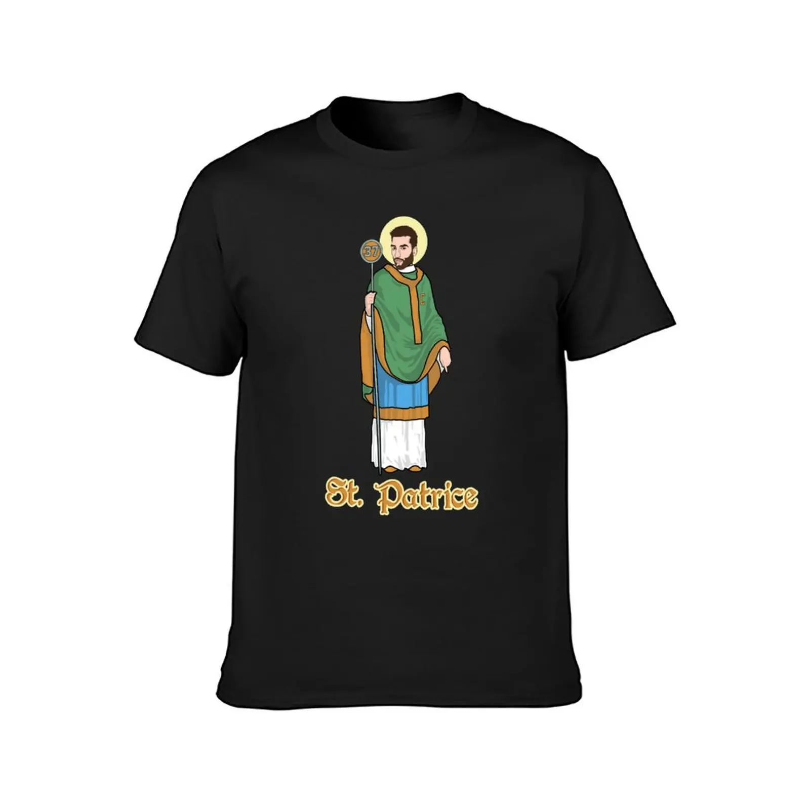 Saint Patrice *Updated with Captains patch T-Shirt oversized quick-drying mens graphic t-shirts pack