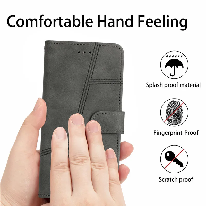 For Oppo A74 5G Wallet Case on For Oppo A 74 5G A77 5G A57 5G A57 4G Oppo A94 5G Capa Leather Fashion Magnetic Phone Book Cover