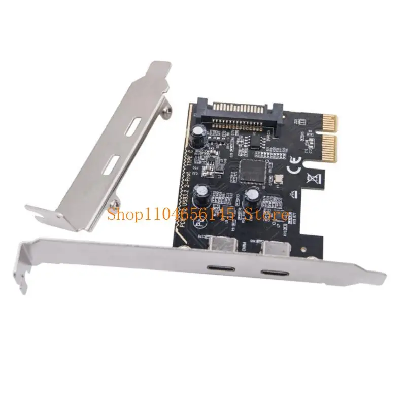652F PCIe GEN1 USB 3.2 Card ASM1042 PCIE to Type C USB 3.2 Internal Expansion Card Controller Adapter PCIE Card Desktop