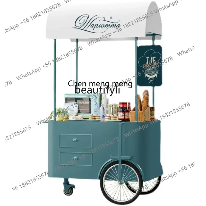 

X R1 Mobile Sale Car Catering Three-Wheel Stall Car Commercial Street Scenic Spot Mobile Cart Commercial Hand Push Sound Truck