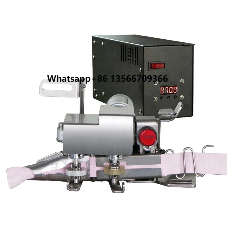 

Industrial Use Electric Drive Auto Hot Heat 20 22 25mm Edge Binding Folder Sewing Machines Webbing Tape Cutting Machine