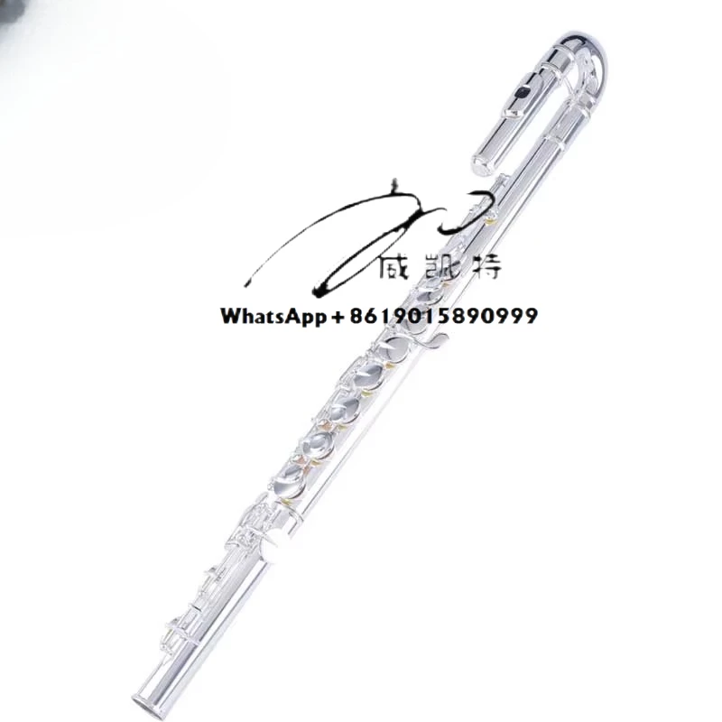 

Taishan copper-nickel material 16 keys, closed cell, curved mouth, mouthpiece, flute