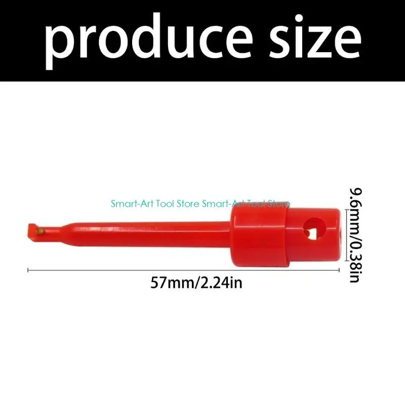 E1PB Hook Tes Diisolasi dengan Mekanisme Musim Semi Aman untuk Multimeter & Catu Daya