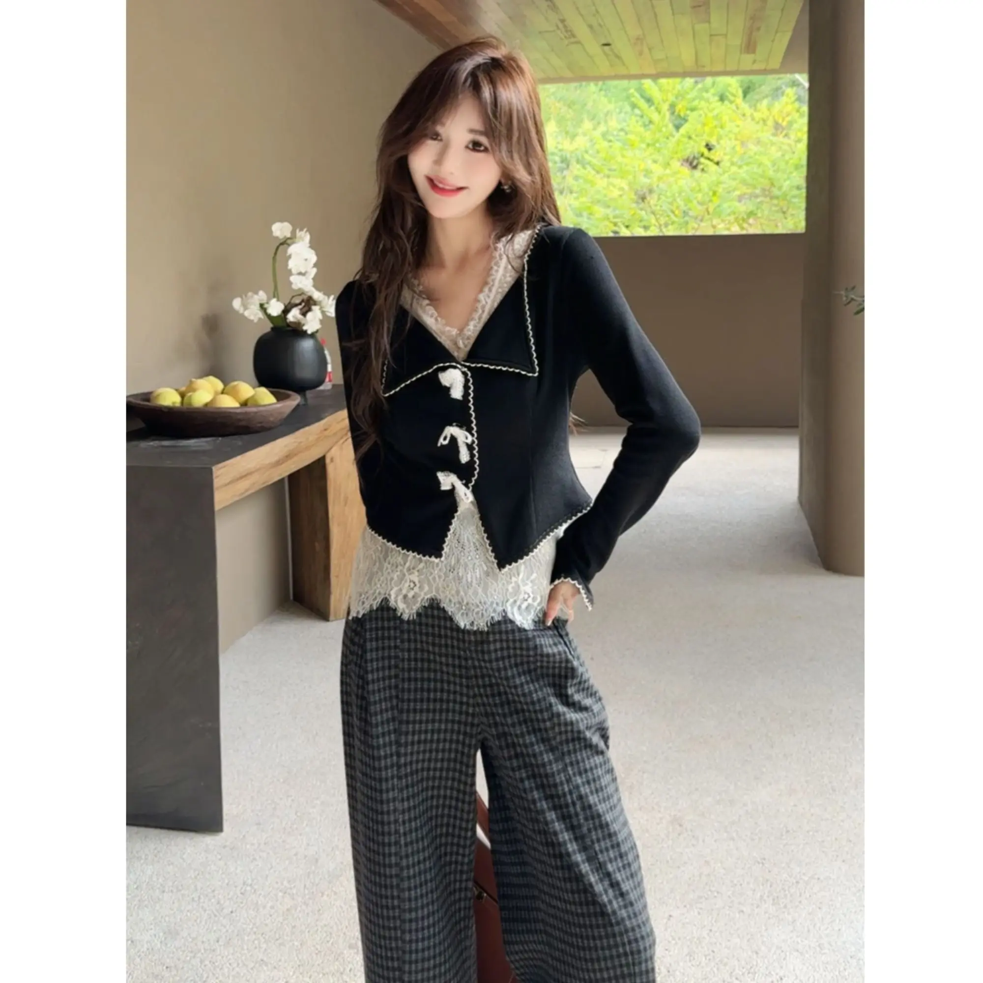 

Annelily Casual Faionable irt Versatile Ele Design Autumn New Arrival Women's Premium Quali Breathable Long Sve ...