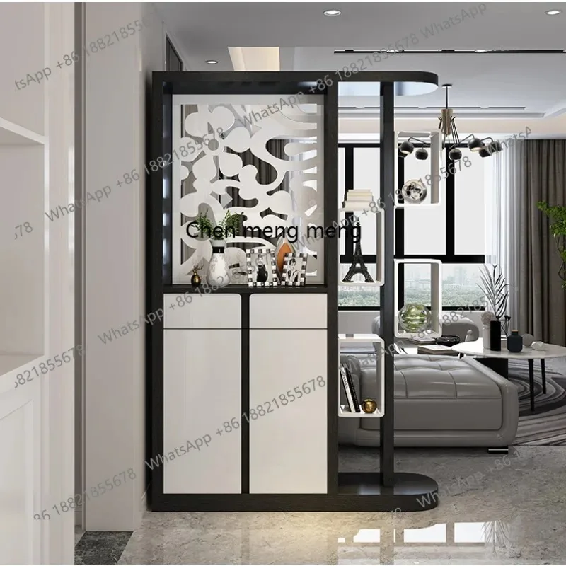 A57 الحديثة بسيطة الشمال خزانة تقسيم التخزين غرفة المعيشة الديكور باب شاشة خزانة مشروبات