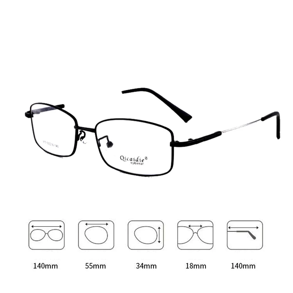 Alloy Frame Ultralight Progressive Multifocal Reading Glasses for Business Men Genlemen+1.0 +1.5 +1.75 +2.0 +2.5 +3 +3.5 +4