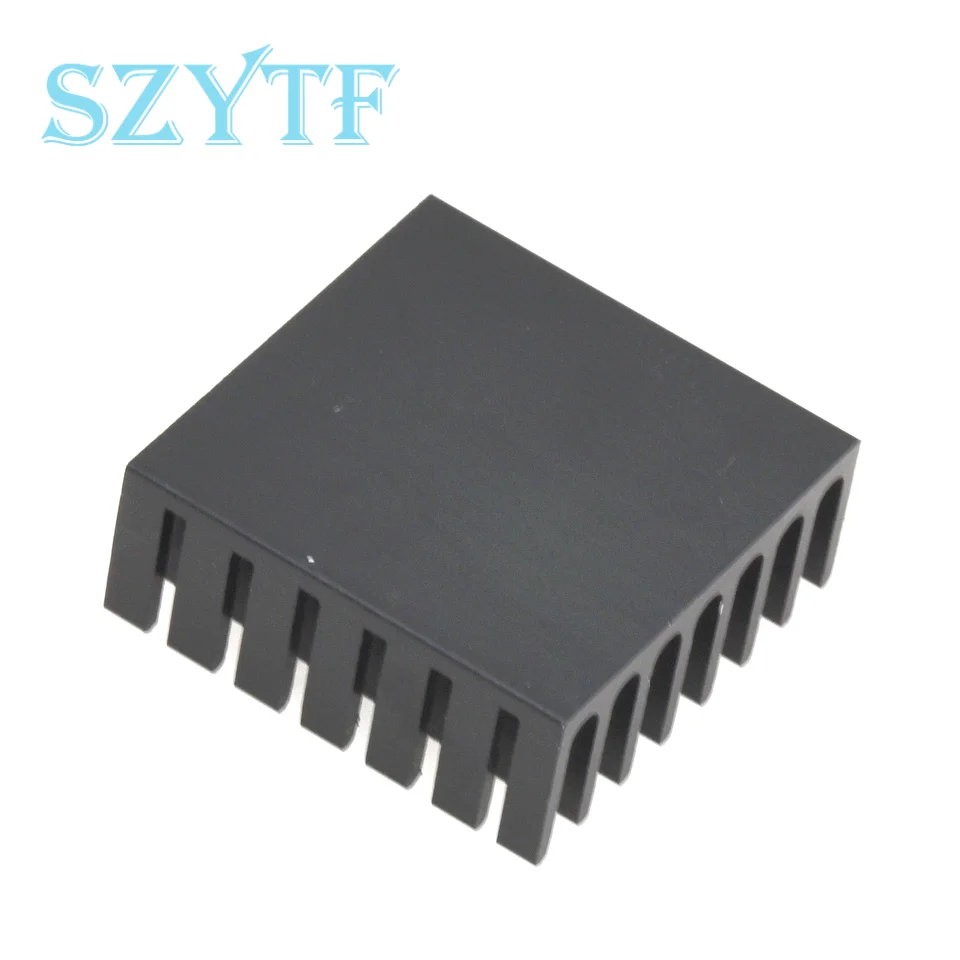 5pcs Heatsink Cooling Fin Aluminum Radiator Cooler Heat Sink for IC Chip LED Silver 22*22*10mm Black 22X22X10mm