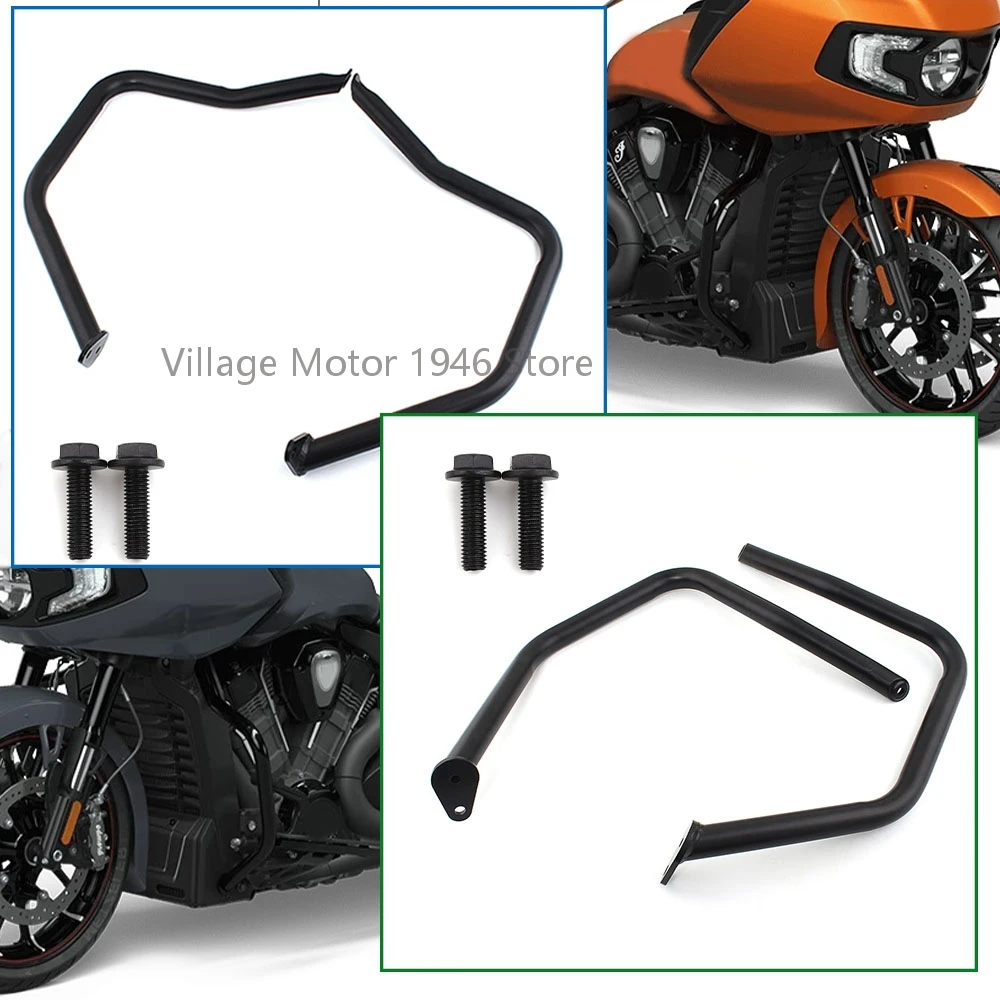 For Indian Challenger Limited Dark Horse 2020-21 Motorcycle Highway Crash Bar Engine Guard Bumper Stunt Cage Falling Protection