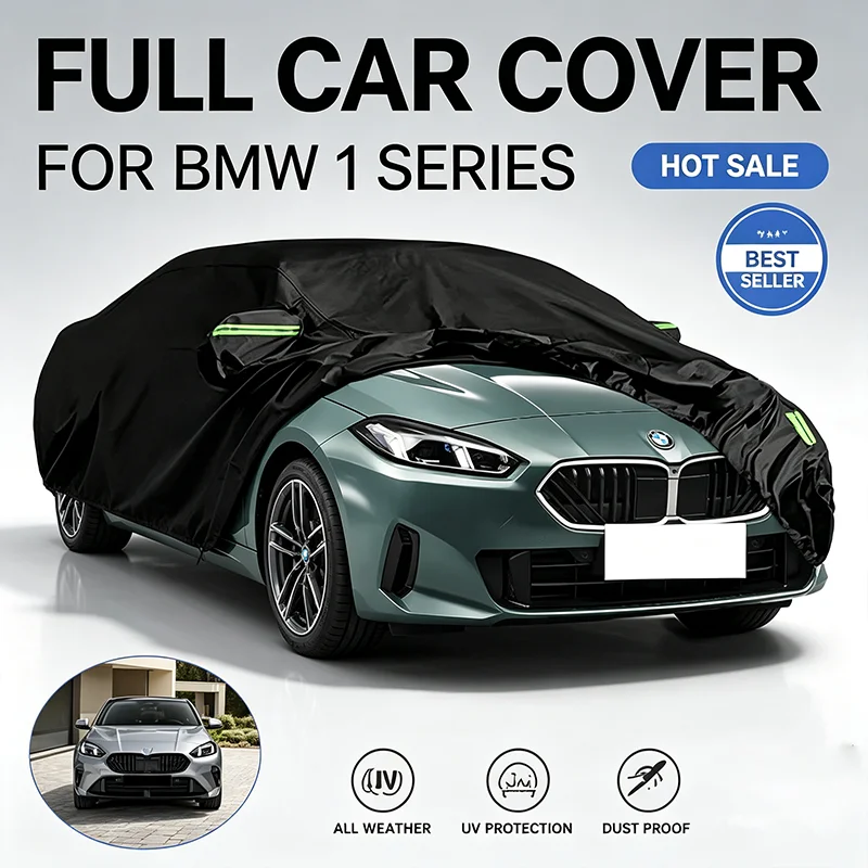 For BMW 1 Series Full Car Cover Waterproof Snowproof Sunshade All Weather Auto Protection Accessories