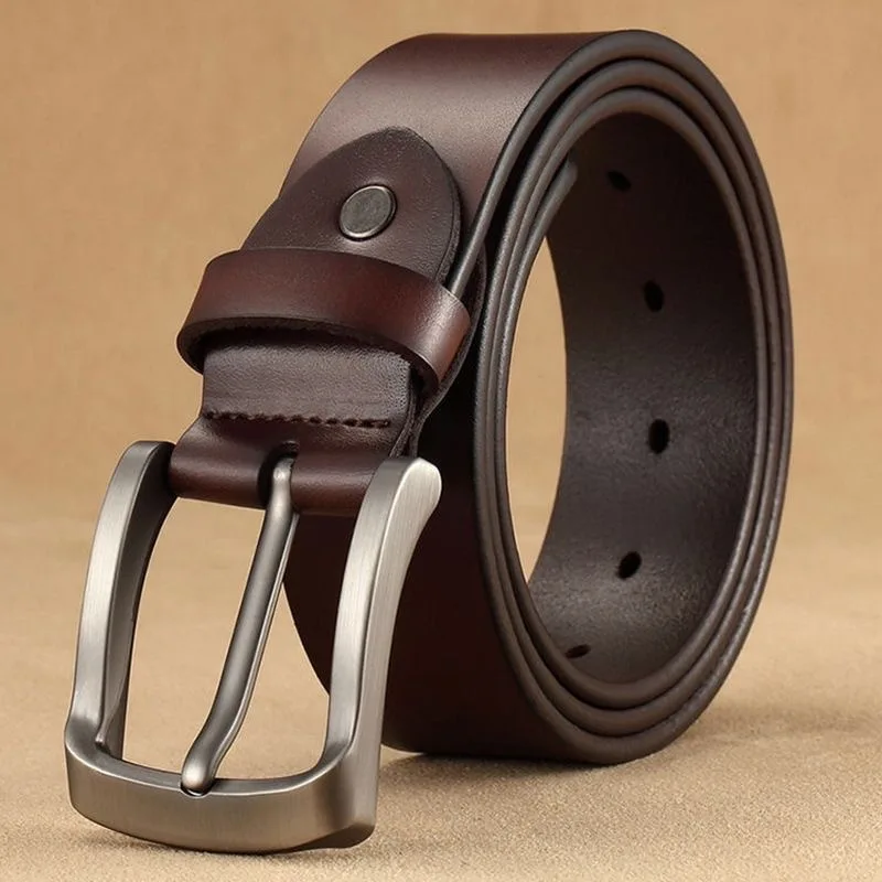 Good and Cheap Men's Retro Pin Buckle Belt Suitable for Formal Occasions High Cost Performance Casual Suit Trousers Belt Design