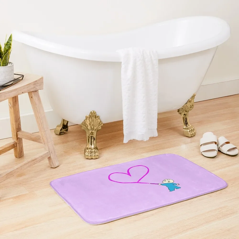 

Harold and the Purple Heart Bath Mat Absorbent Carpet For Bathroom For Toilet Absorbent Bathroom Anti-Slip Carpet Mat