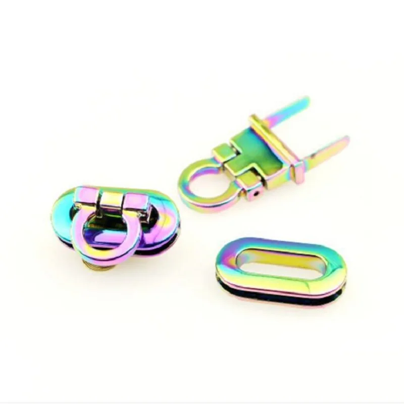 10pcs/50pcs luggage, handbags, hardware accessories, high-grade metal handbags, messenger bags, colorful decorative locks