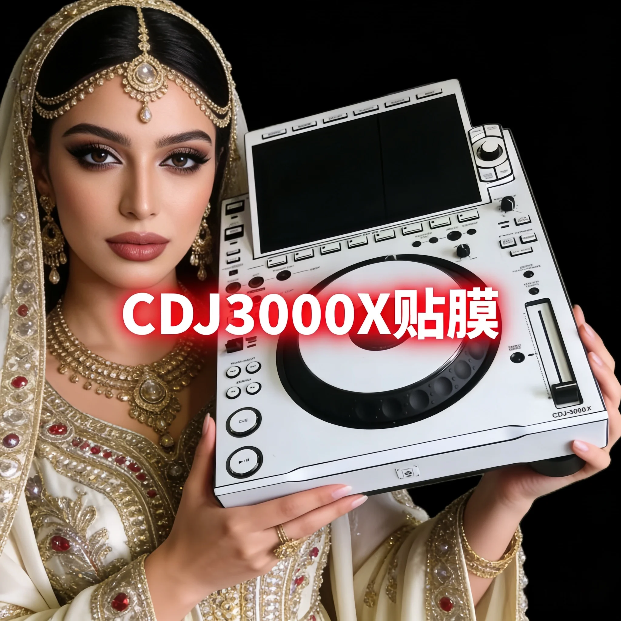 Full Wrap Skin for Pioneer CDJ-3000X | Imported Matte, Durable Stain-Resistant, Custom Pattern Available.Device not included