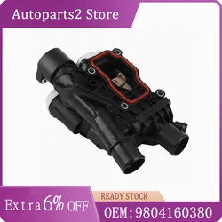 Brand New High Quality Thermostat & Housing 9804160380 9849443980 For Peugeot Citroen Ford 2.0 Blue HDi Diesel 1876476 2264810