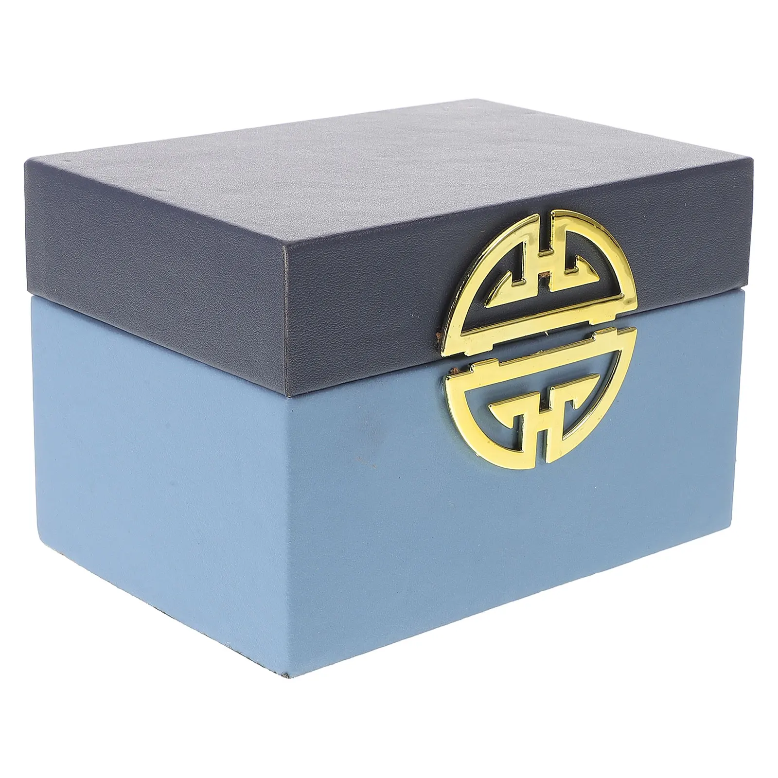 

Wooden Jewelry Box Rustic Style Metal Wood Construction Durable Lightweight Storage For Rings Earrings Organizer Case