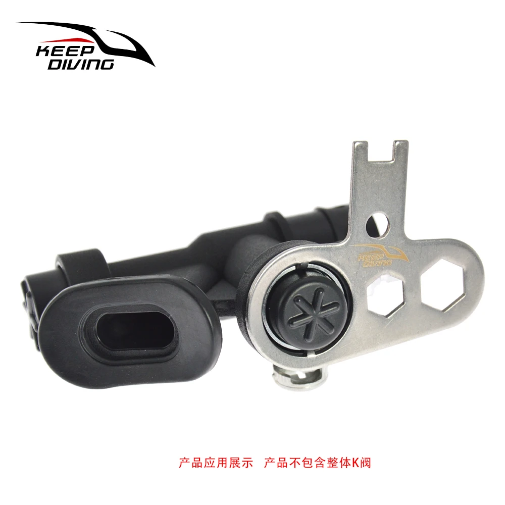 سترة الغوص BCD صمام نافخة الأساسية Sidemount الجناح القياسية الطاقة K-شكل صمام استبدال الملحقات المعدات