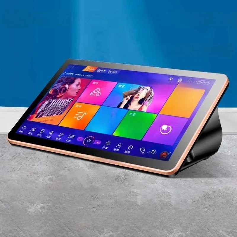 18.5 Inch Voice Dual System Song Selection Home KTV Capacitive Screen All-In-One Karaoke Audio Set
