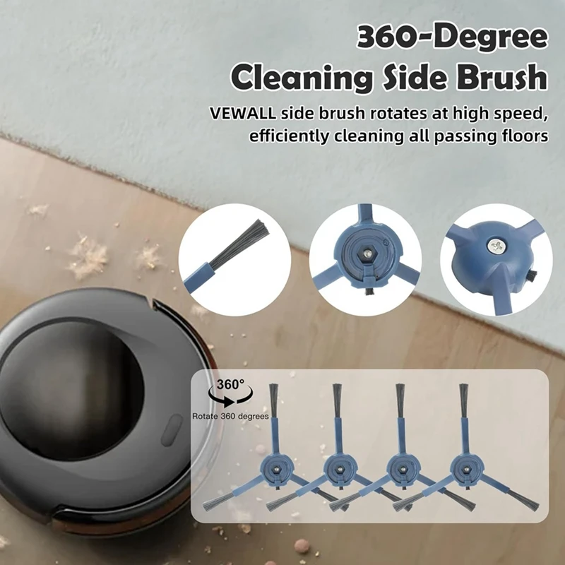 YCOC-Eufy Omni C20 로봇 진공 교체 부품 용 액세서리 메인 사이드 브러시 Hepa 필터 걸레 천 먼지 봉투