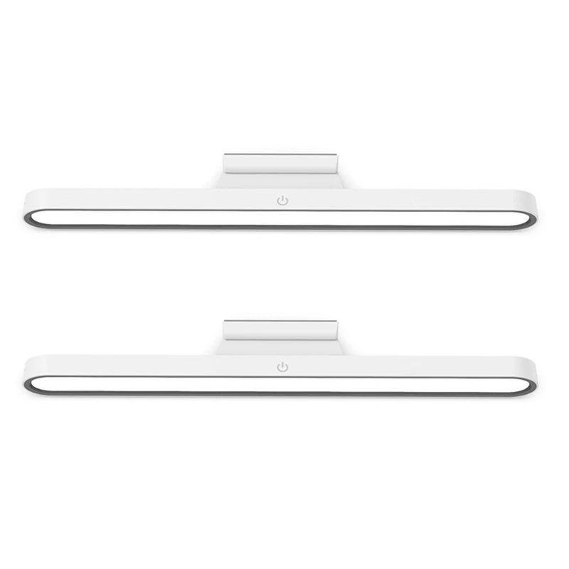 

2X Wireless LED Wall Reading Light Stick On Bunk Dimmable Contact Lights Headboard Adhesive Lamp For Makeup Mirror