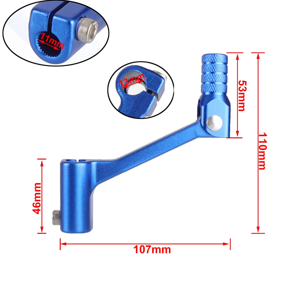 Universeller Motorrad-Schalthebel aus Aluminiumlegierung, klappbarer Schalthebel für KTM Suzuki Yamaha Kayo 125-250cc ATV Pit Dirt Bike – Detail 4