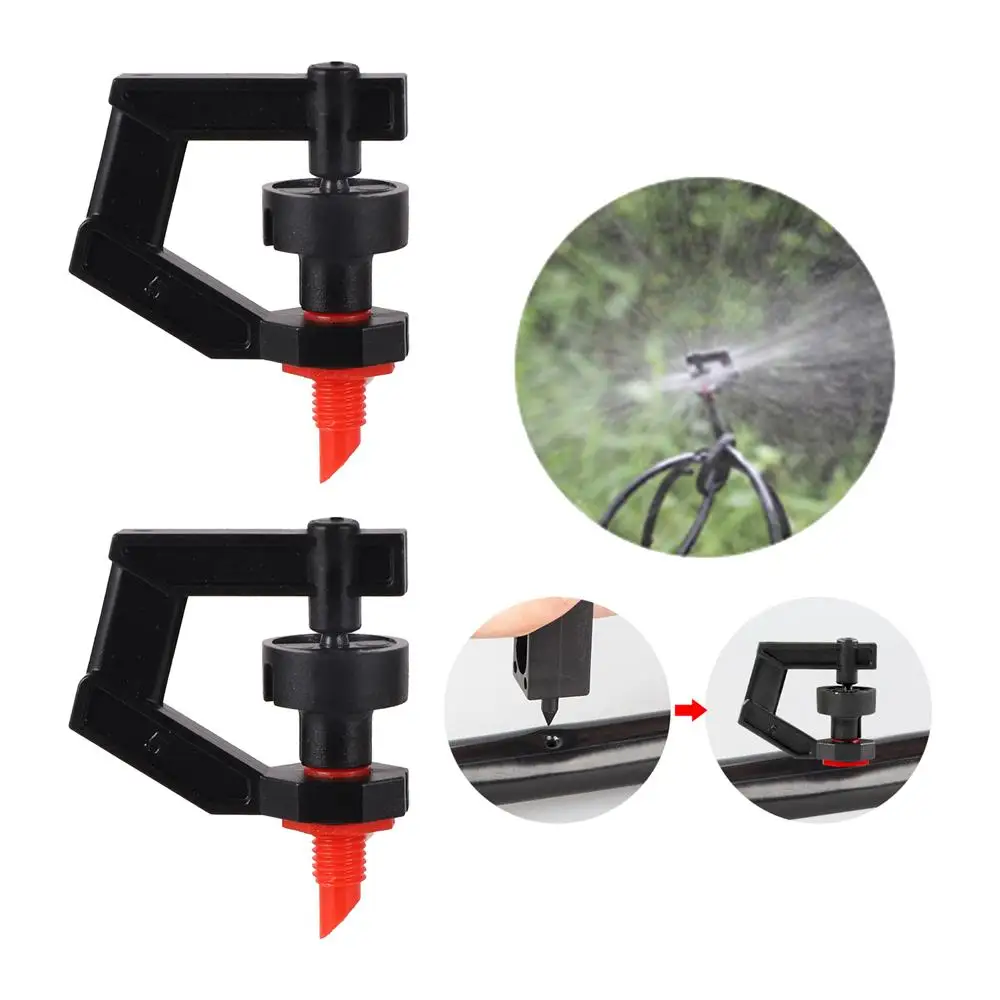 20Pcs Refract G Type  360 Degree Rotating Nozzle Refraction Watering Sprinklers Garden Irrigation Lawn Sprayed Plastic Nozzle
