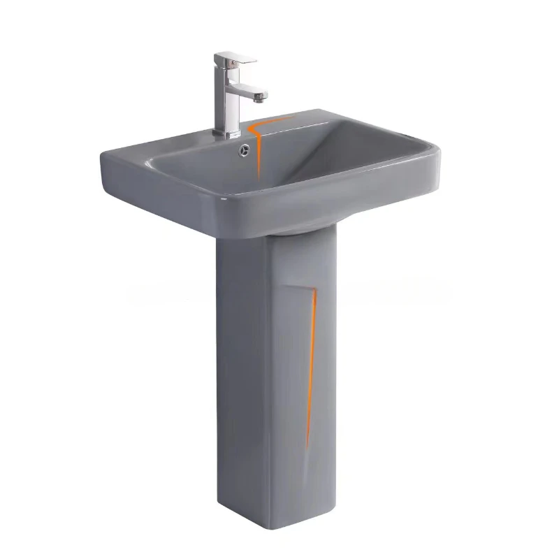 

grey orange color sanitary ware suite wc one piece ceramic commode toilet bowl bathroom wash basin and toilet set