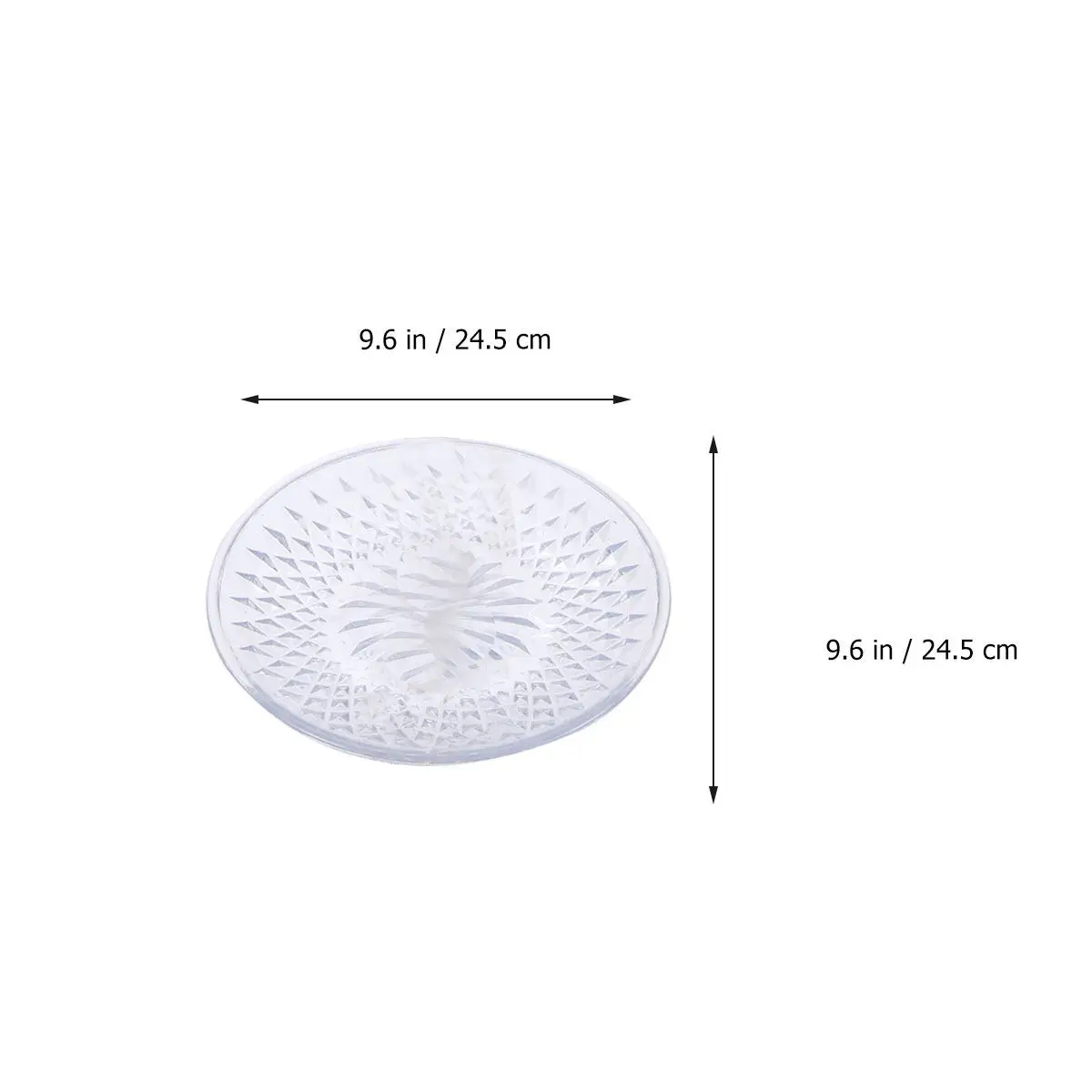 Three Tier Cake Stand Round Dessert Display Platter Large Capacity Cupcake Fruit Serving Tray for Bridal Shower Baptism Home
