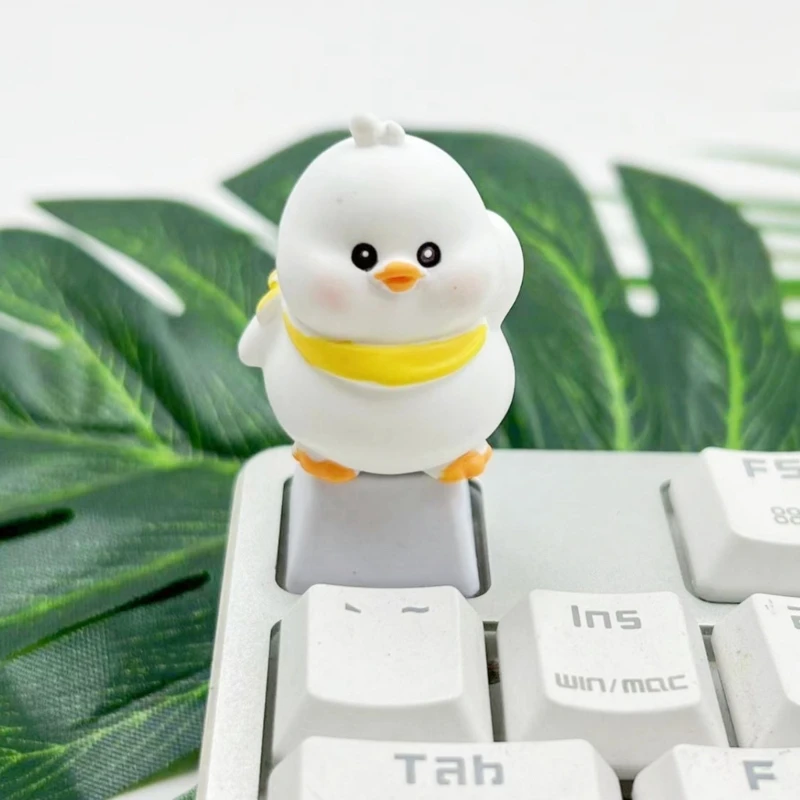 1PC Unique 3D Duck Keycap For Mechanical Keyboard Keycaps Replacement ABS Keycap For Mechanical Keyboard For Gamers And Typists