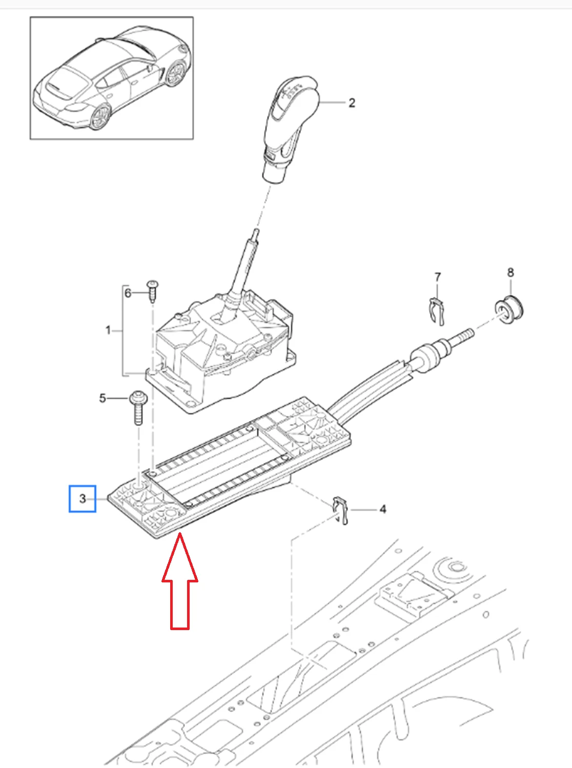 ポルシェパナメーラ970, 97042693301, 97042613300, 97042693301, 97042613300用シフトケーブル修理キット,小型ブッシング,ブランド変更