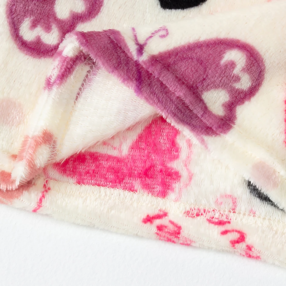 2-teiliges Kinder-Herbst-/Winter-Flanell-Modedruck-Set für Mädchen, herzwarmendes Rundhals-Top, T-Shirt, weiche Fleece-Hose für Jungen – Detail 13