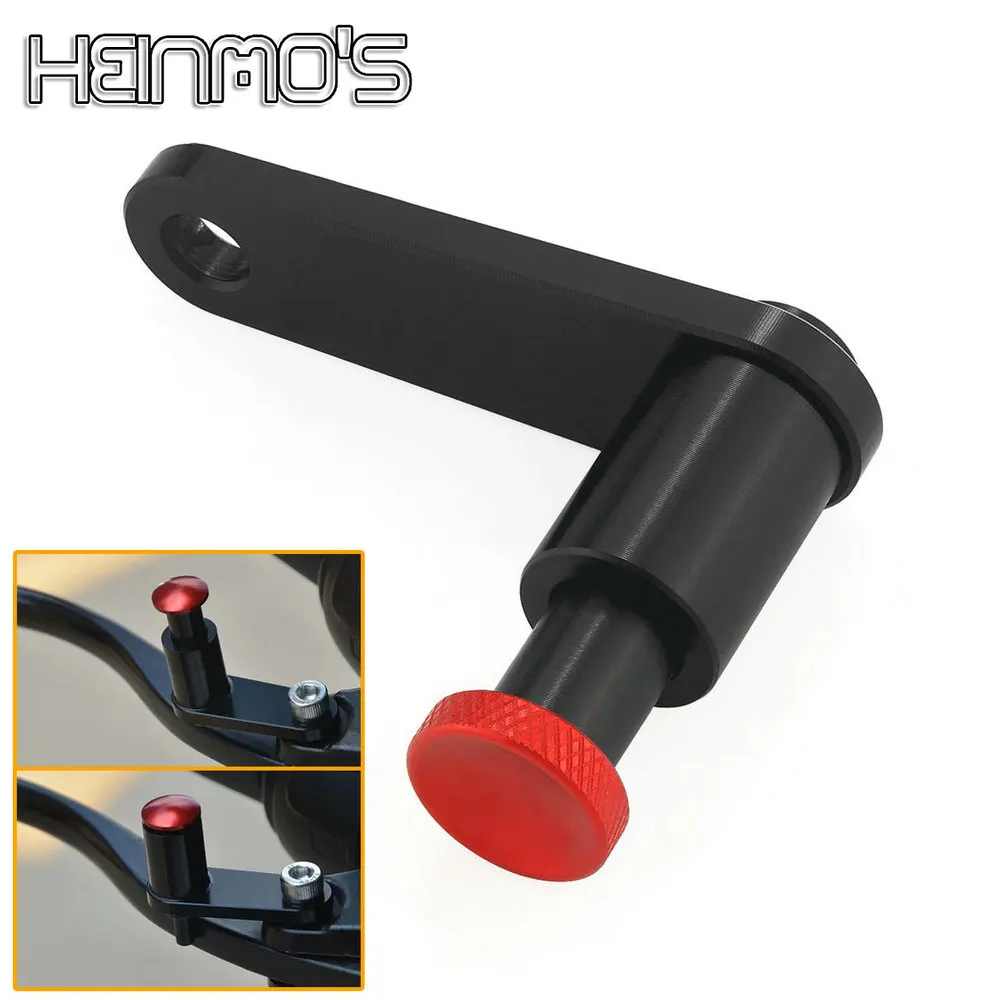 

For Yamaha Kawasaki Honda Suzuki Brake Parking Device Clutch Lever Button Universal Motorcycle Parking Brake Switch Control Lock