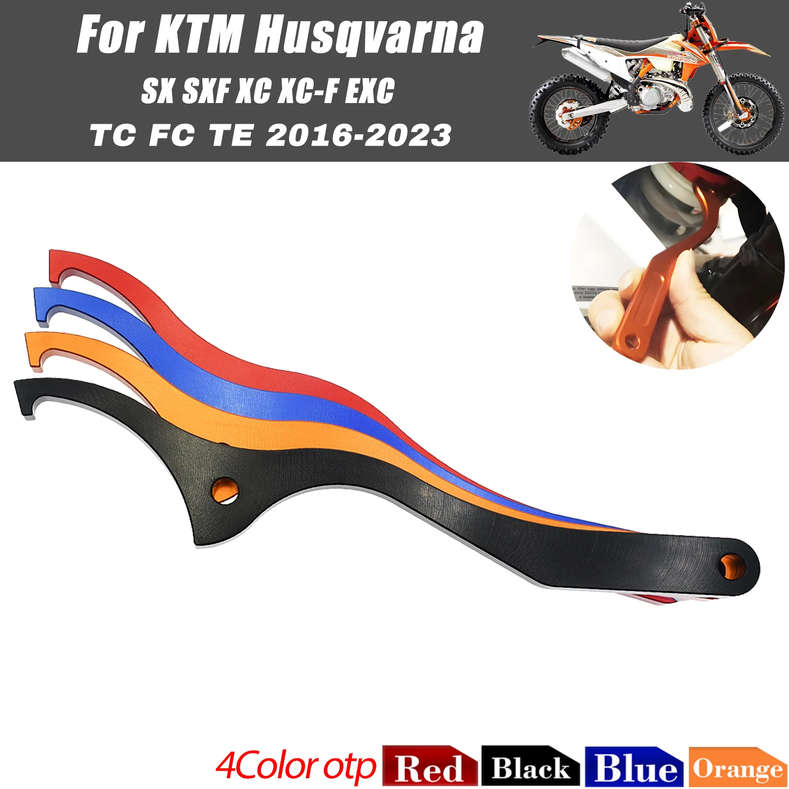 CNC-Hinterrad-Dämpfungsdämpfer-Schraubenschlüssel für KTM SX SXF XC XCF EXC EXCF 125-501 2016-2023 Motorrad-Reparaturwerkzeuge