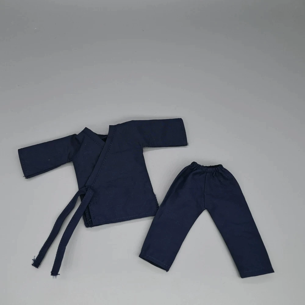 

Комплект мужской одежды в масштабе 1/12: топы, брюки с поясом, модель для самостоятельной сборки, для 6-дюймовых фигурок, подарочный аксессуар, в стиле древних халатов