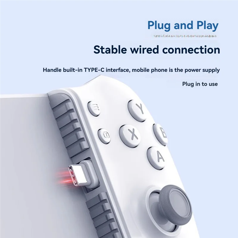 Gamepad ABKI-Memo S3 - Joystick Berkabel & Nirkabel Tipe-C Untuk Android & IOS