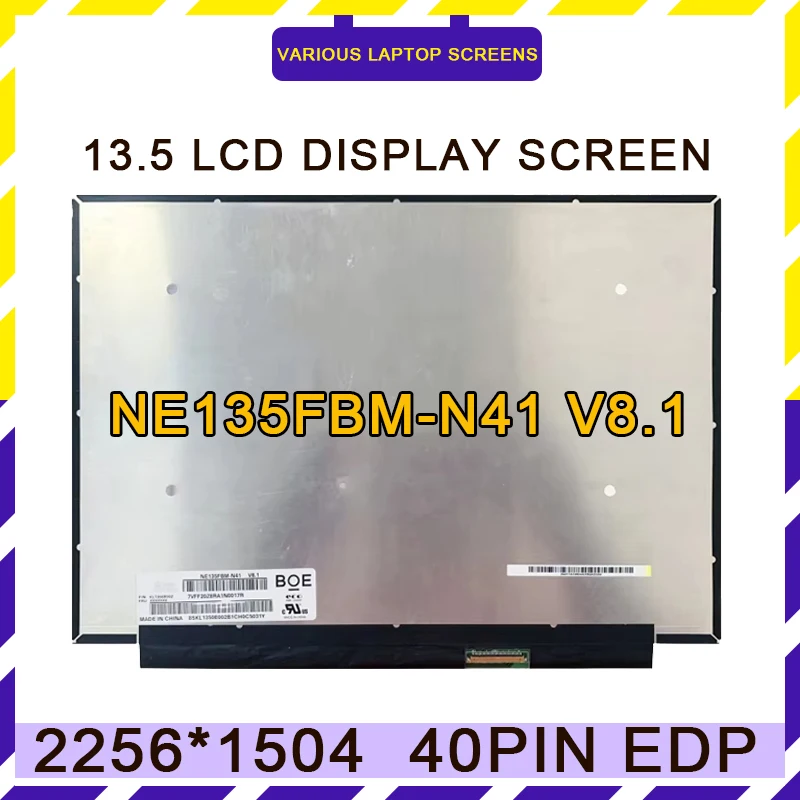 NE135FBM-N41 V8.1 para Acer Swift 3 SF313-53 LCD nueva matriz portátil 13,5 pantalla LED 40 pines 2560x1504 reemplazo del Panel de pantalla