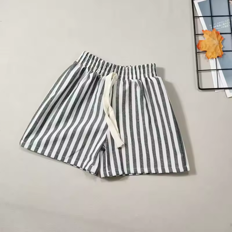 Children's Shorts Children's Pants Single Item Pants Pure Cotton Boys Casual Pants Girls Shorts Baby Jackets Pants British Style - Image 6