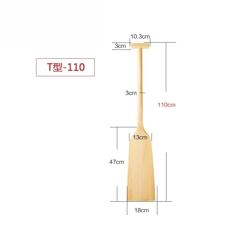 

Solid wood dragon paddle, professional boat hand-cranked bow stern pulp props