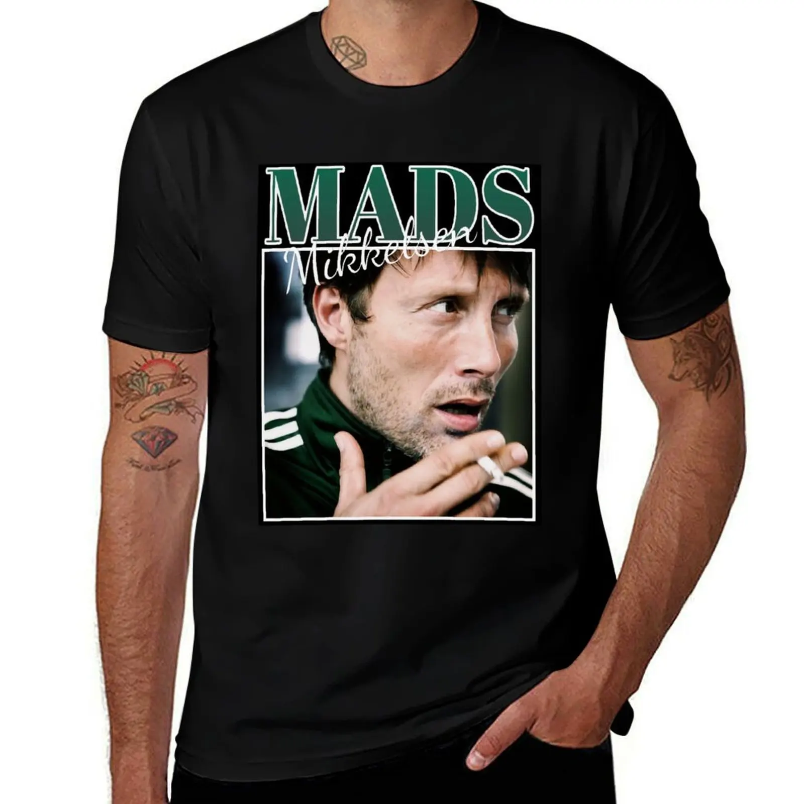 

90's Mads Mikkelsen T-Shirt summer top graphic tee shirt shirts graphic tee men