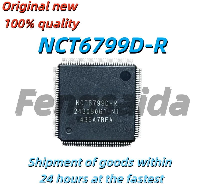 1PCS/100% new NCT6799D NCT6799D-R NCT6799 QFP128 Black plastic casing