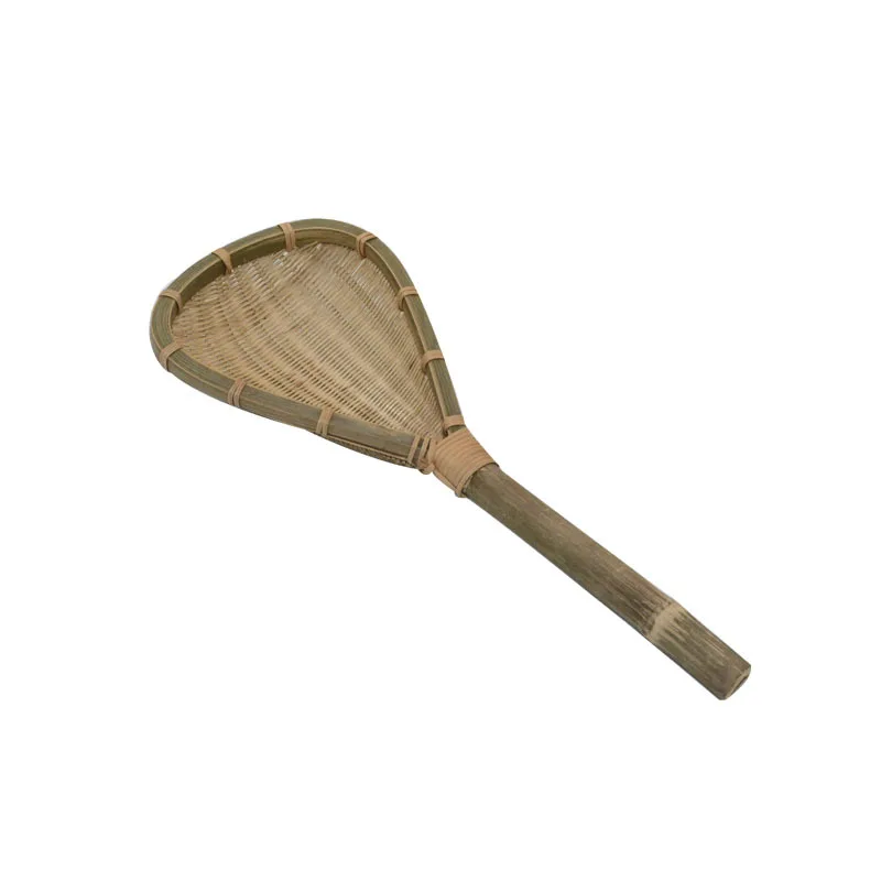 Handmade Bamboo Filter Spoon, Rattan Woven, Spoon, Fried Noodles, Bamboo Net Scoop, Malatang Hot Pot Net, Slotted Spoon