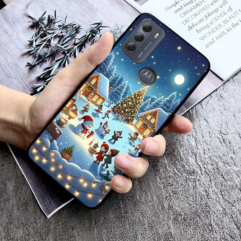 

Christmas Aesthetic Phone Case For Motorola Moto G85 G55 G05 G14 G75 G31 G50 G10 G20 G30 G60 G13 G32 G84 G54 G53 G72 G24 Power