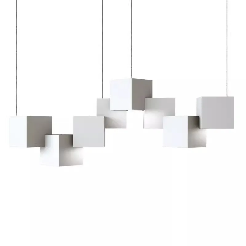 

New Chinese all-copper restaurant marble chandelier designer modern simple rectangular bar table tea table