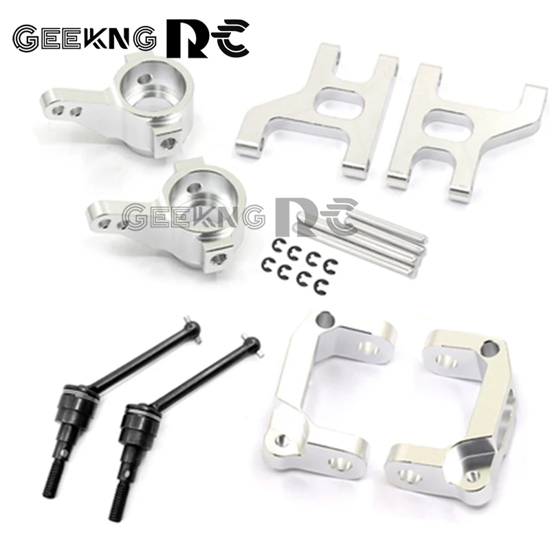 

Metal Front Steering Cup C Hub Carrier Suspension Arm Drive Shaft for 1/10 RC Crawler Tamiya CC01 Upgrade Parts