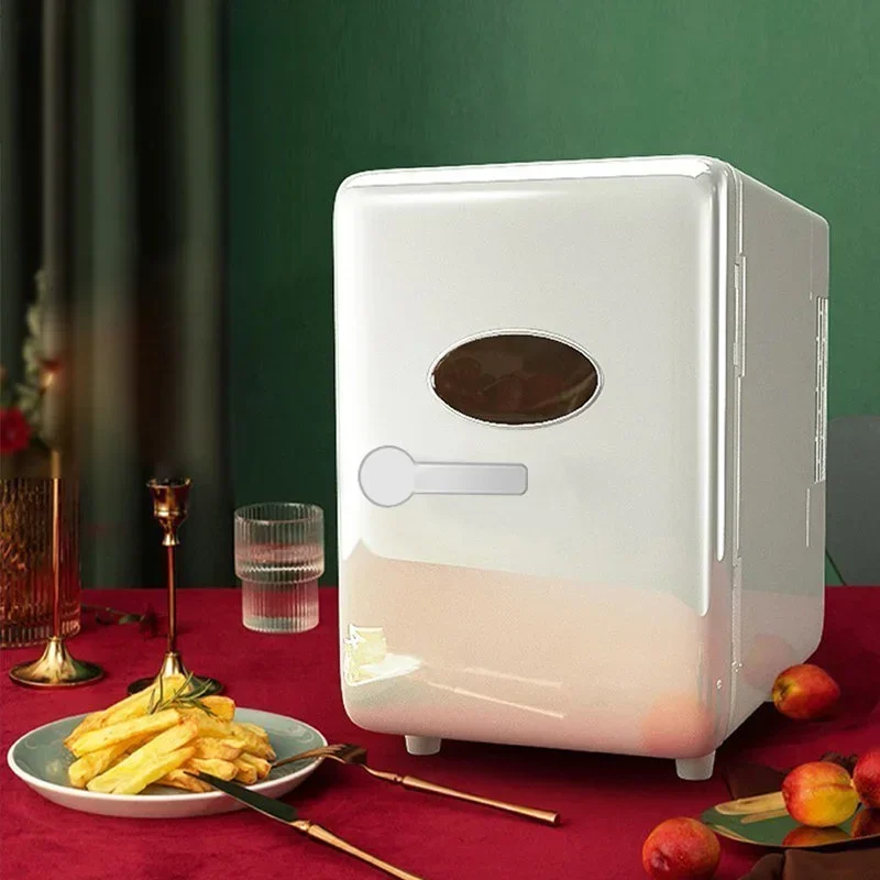 4L Mini Multifunction Refrigerator Cosmetics Mask Beverage Dormitory Refrigerators Cooler Warmer Beauty Fridge for Car Home